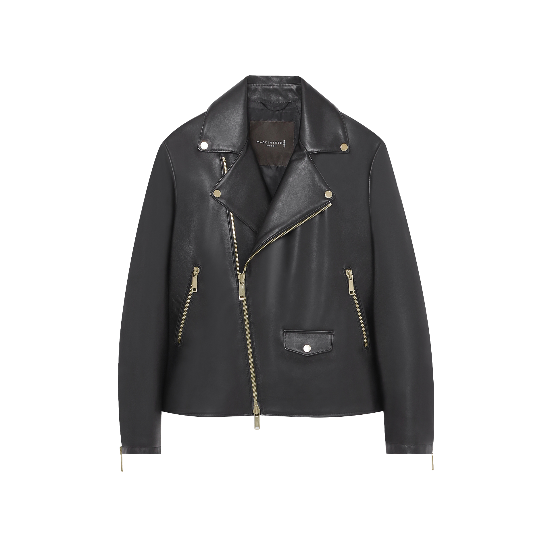 ✨極美品✨マッキントッシュロンドン　ラムレザー ライダース　ブラウン　サイズ38 MACKINTOSH LONDON ｜Custom Order『 Weatherproofed