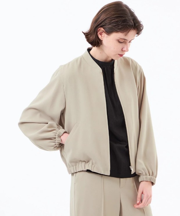 MACKINTOSH PHILOSOPHY バックサテンフロントジップジャケット