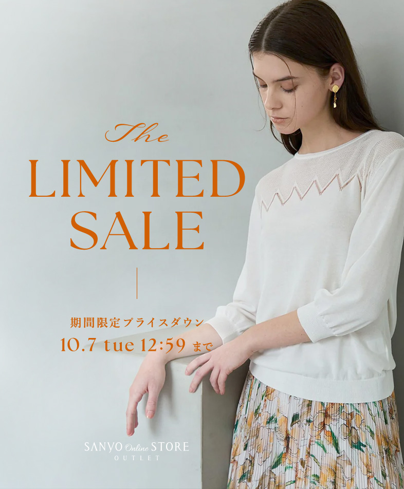 The LIMITED SALE 10.7 tue 12:59まで