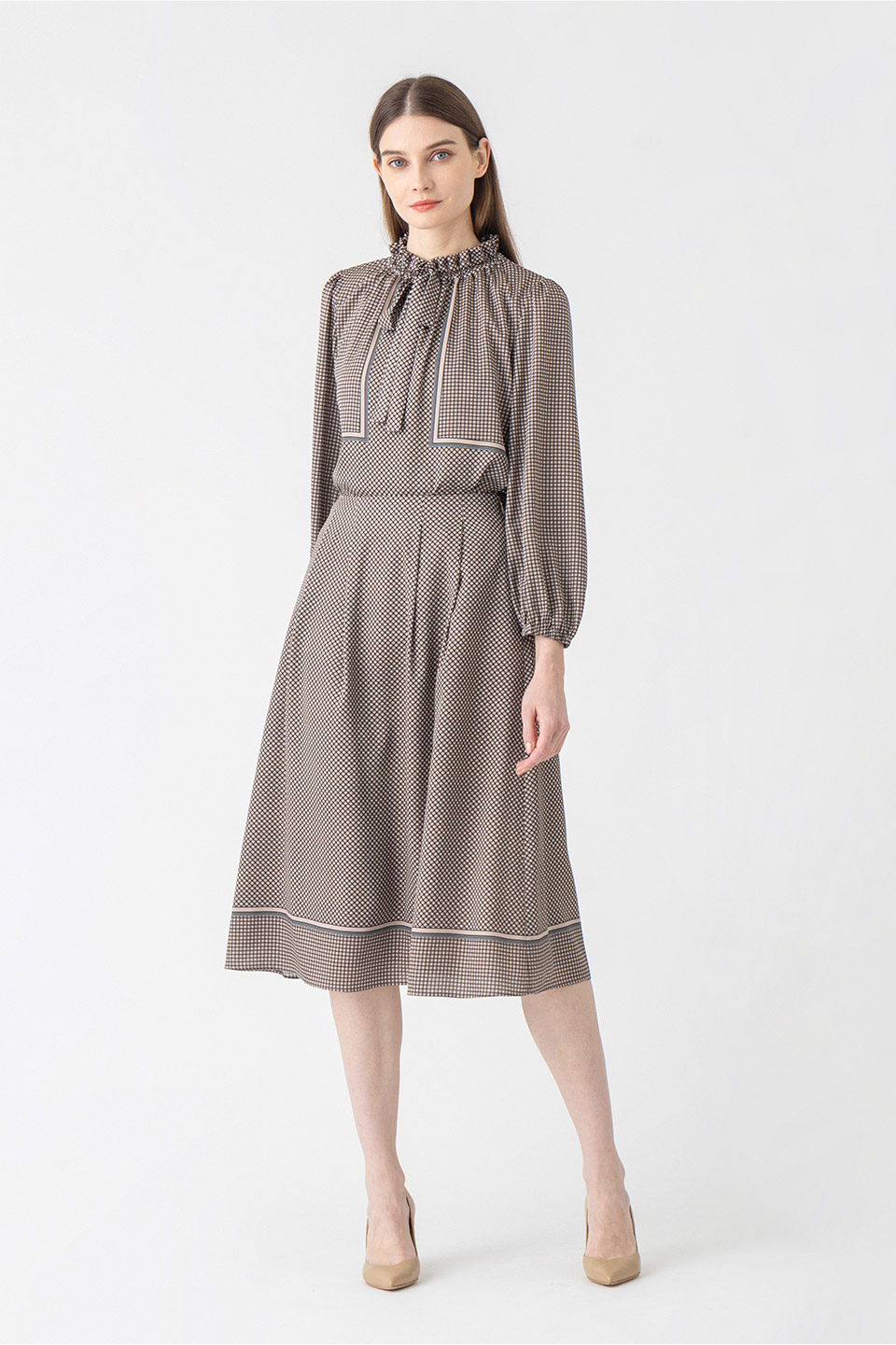 Autumn Printアイテム着用画像