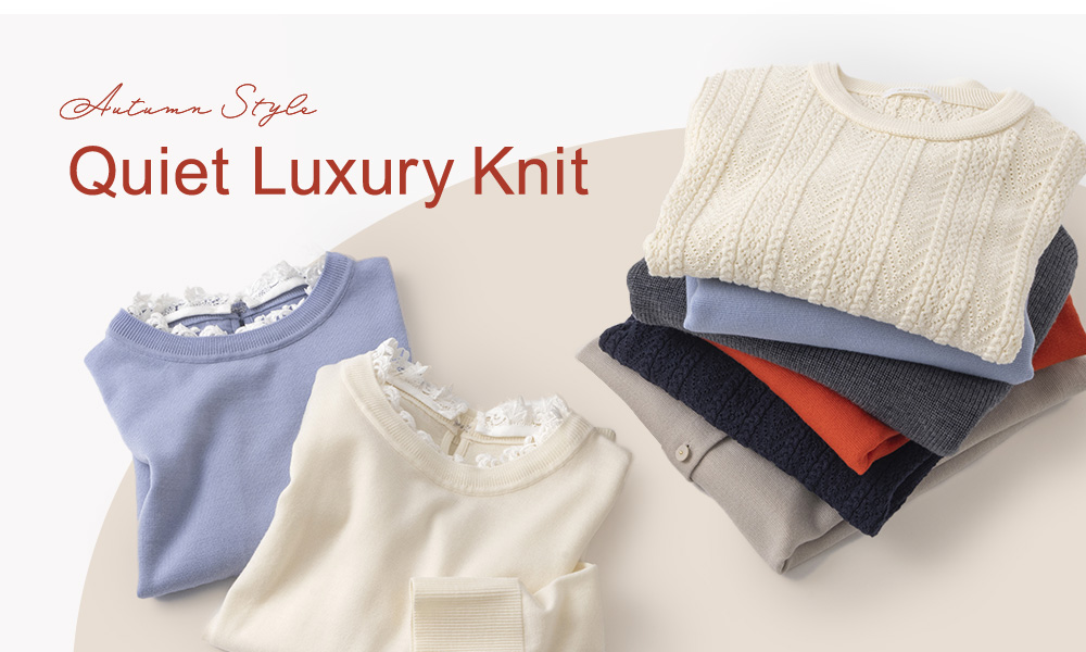 Quiet Luxury Knit｜AMACA(アマカ) - SANYO ONLINE STORE | 三陽商会