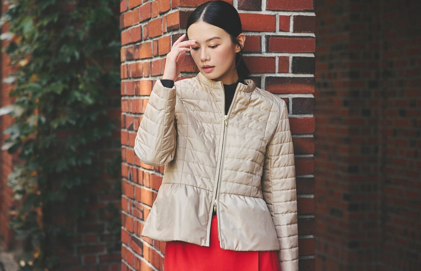 COAT KNIT SKIRT NECKLACE