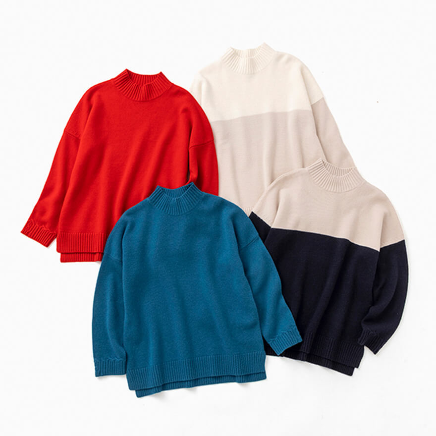 High-Necked Knit