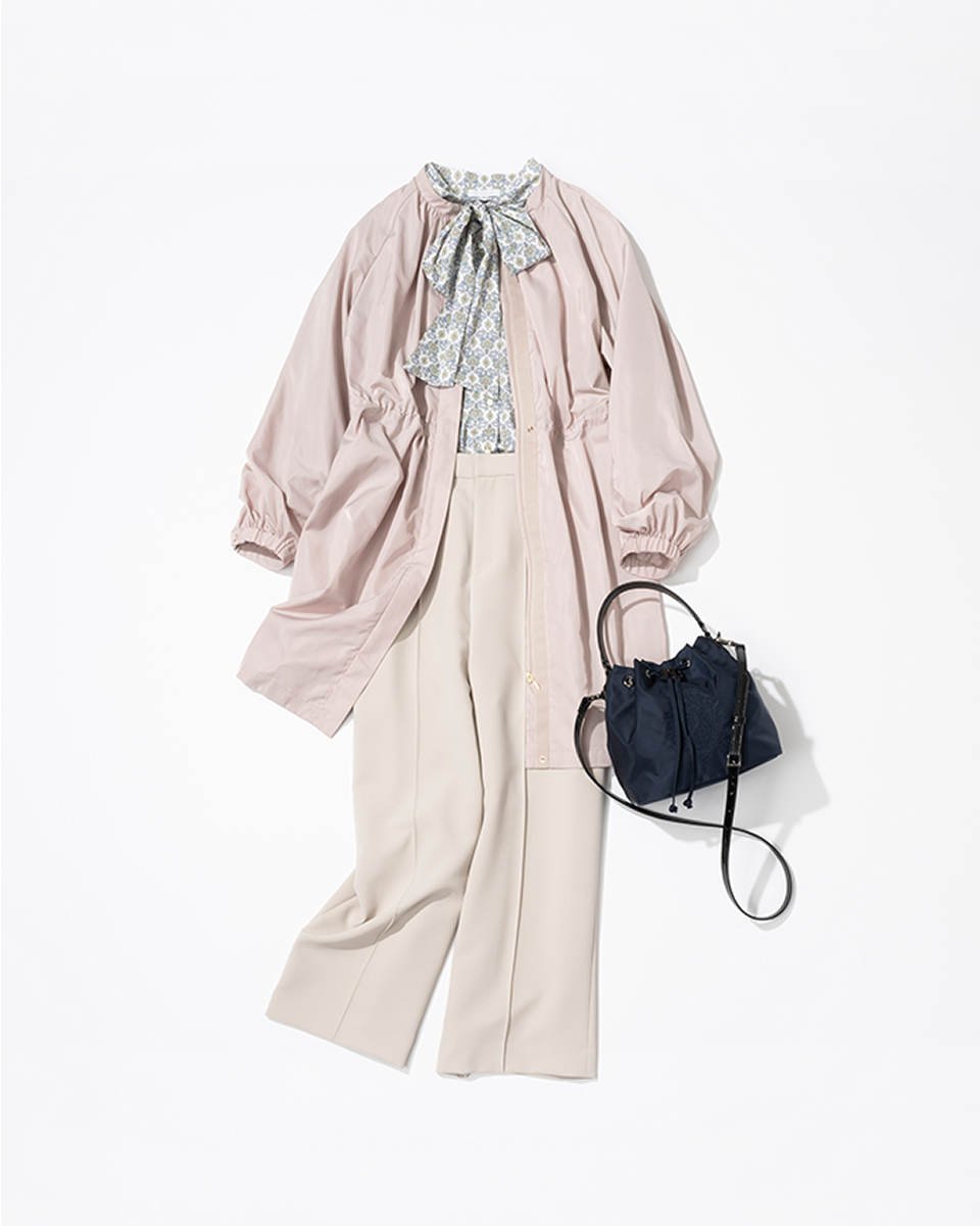 アマカ 撥水 スプリングコート バックベルト サイズ40 三陽商会 ベージュ Colorful Spring Coat｜AMACA(アマカ) - SANYO ONLINE STORE | 三陽商会