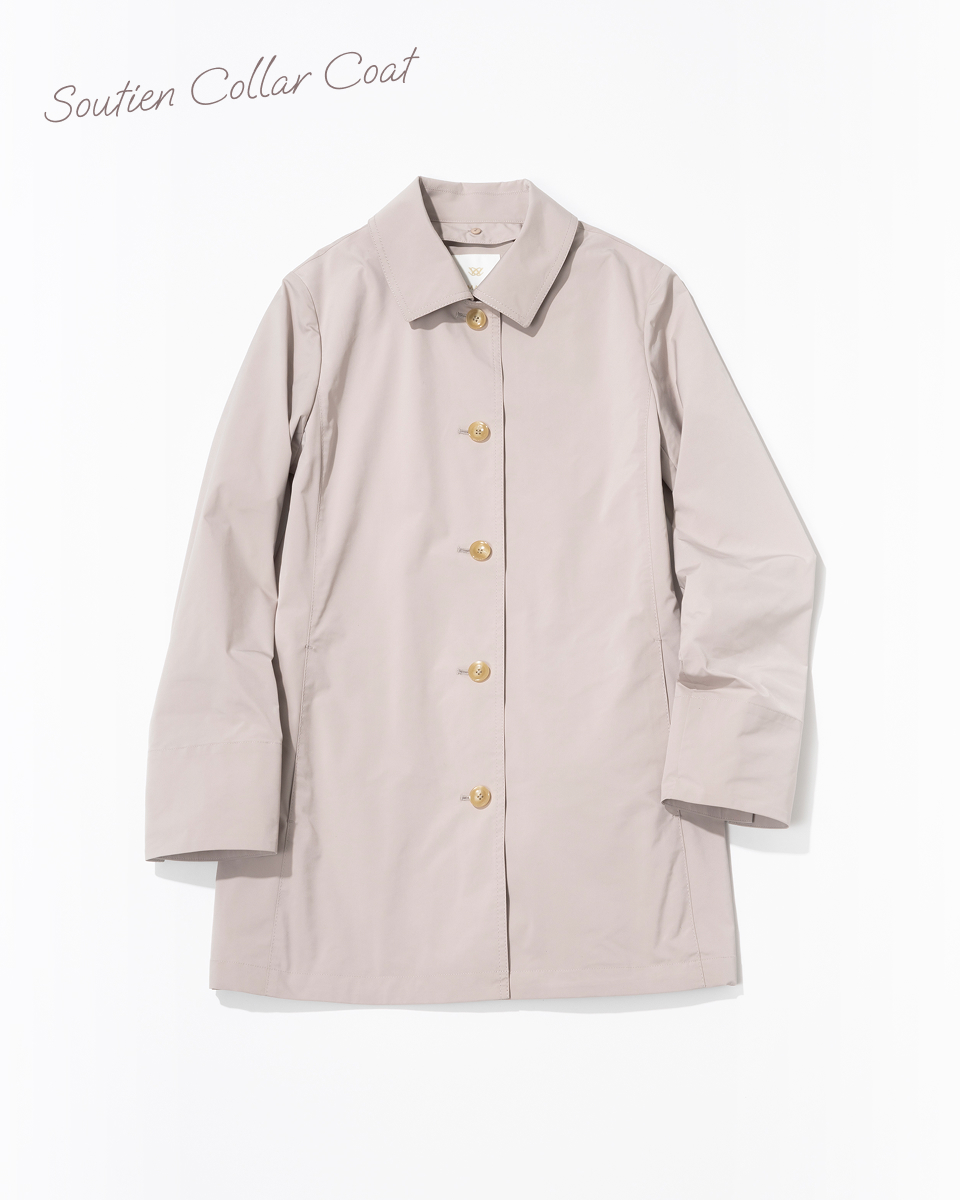 アマカ 撥水 スプリングコート バックベルト サイズ40 三陽商会 ベージュ Spring Color Coat｜AMACA(アマカ) - SANYO ONLINE STORE | 三陽商会