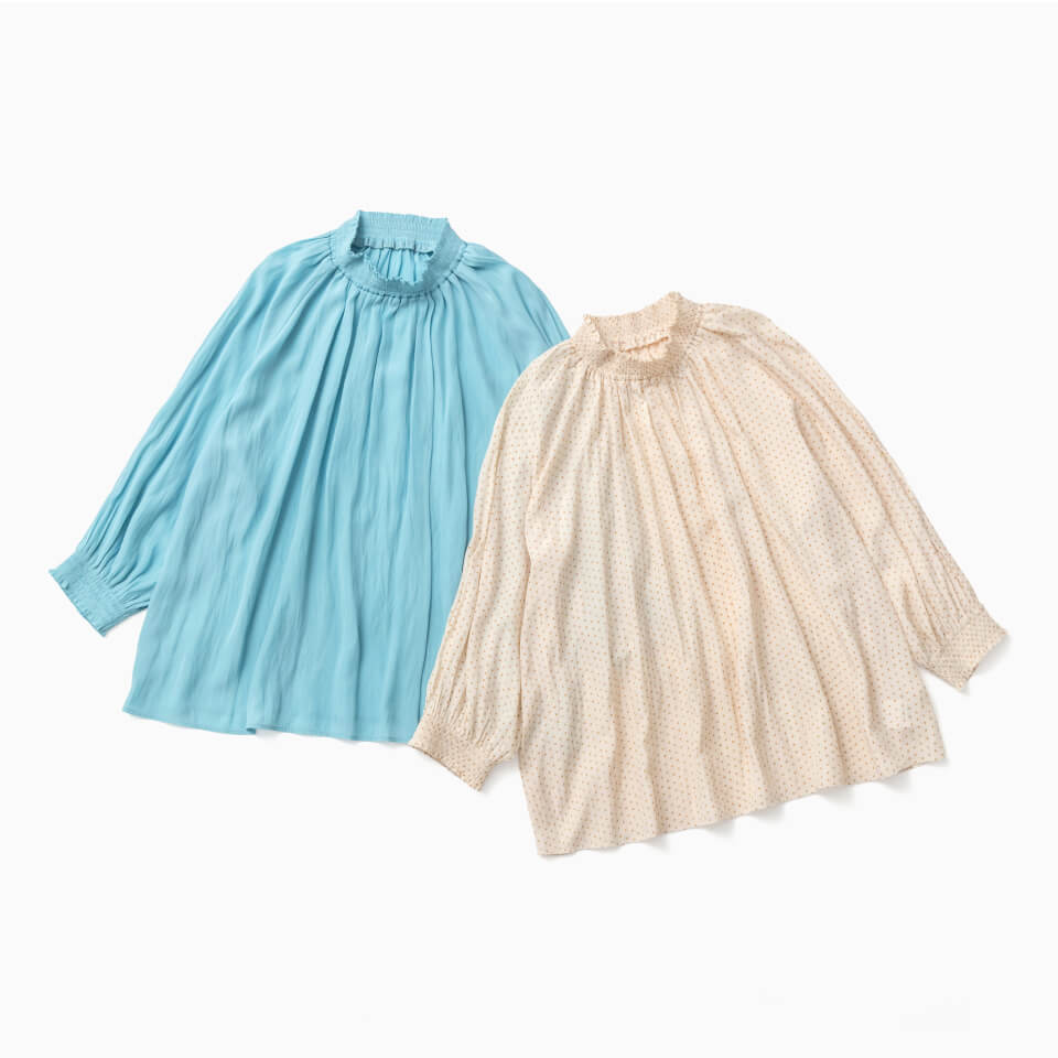 シャーリングブラウス商品画像