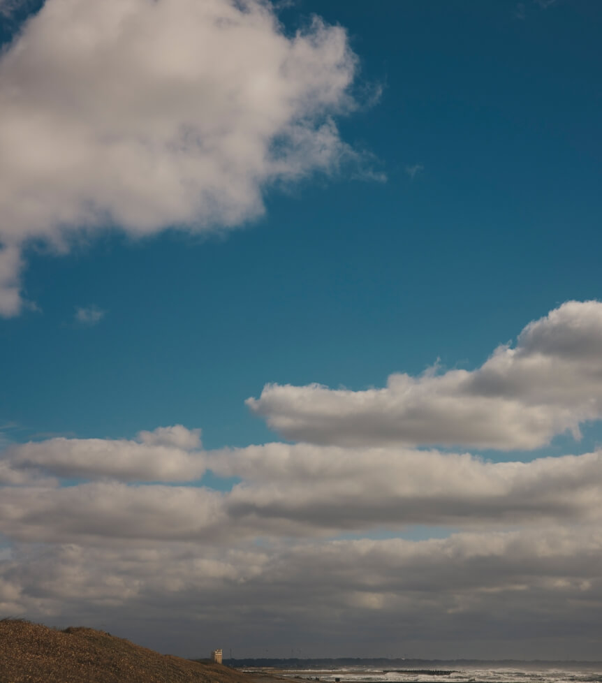 雲のある空の写真