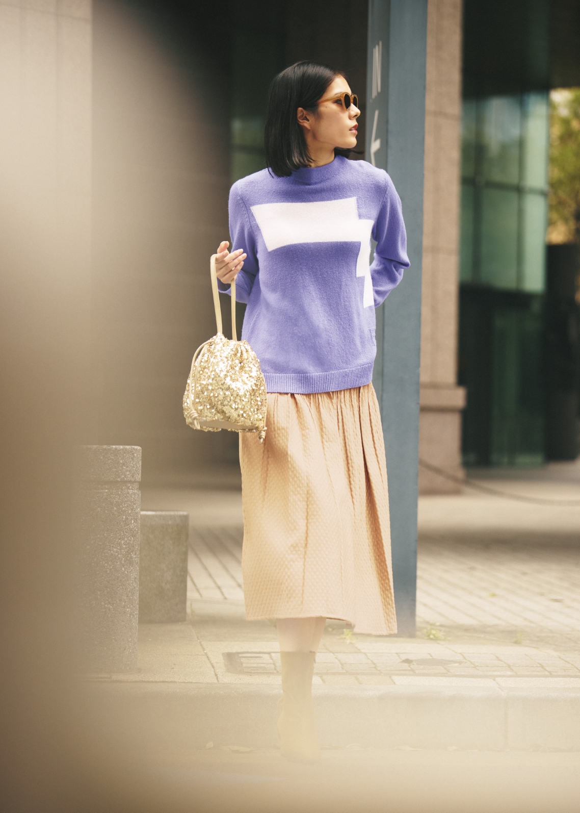 KNIT SKIRT BAG