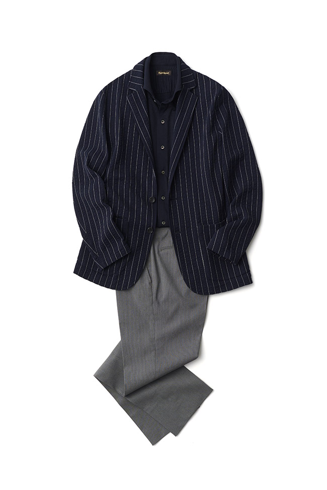 01. ジャケットもシャツもしなやかに伸縮