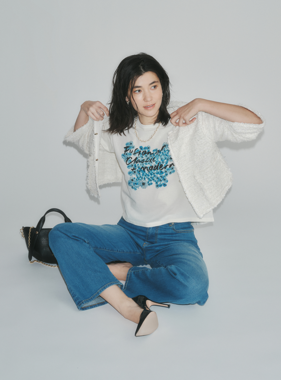 Bloom Knit Tee 着用イメージ1