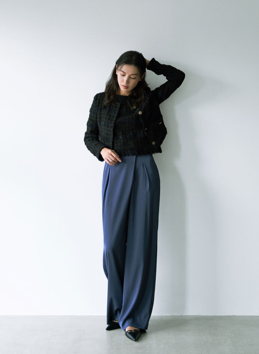 Monotone work style アイテム着用画像01