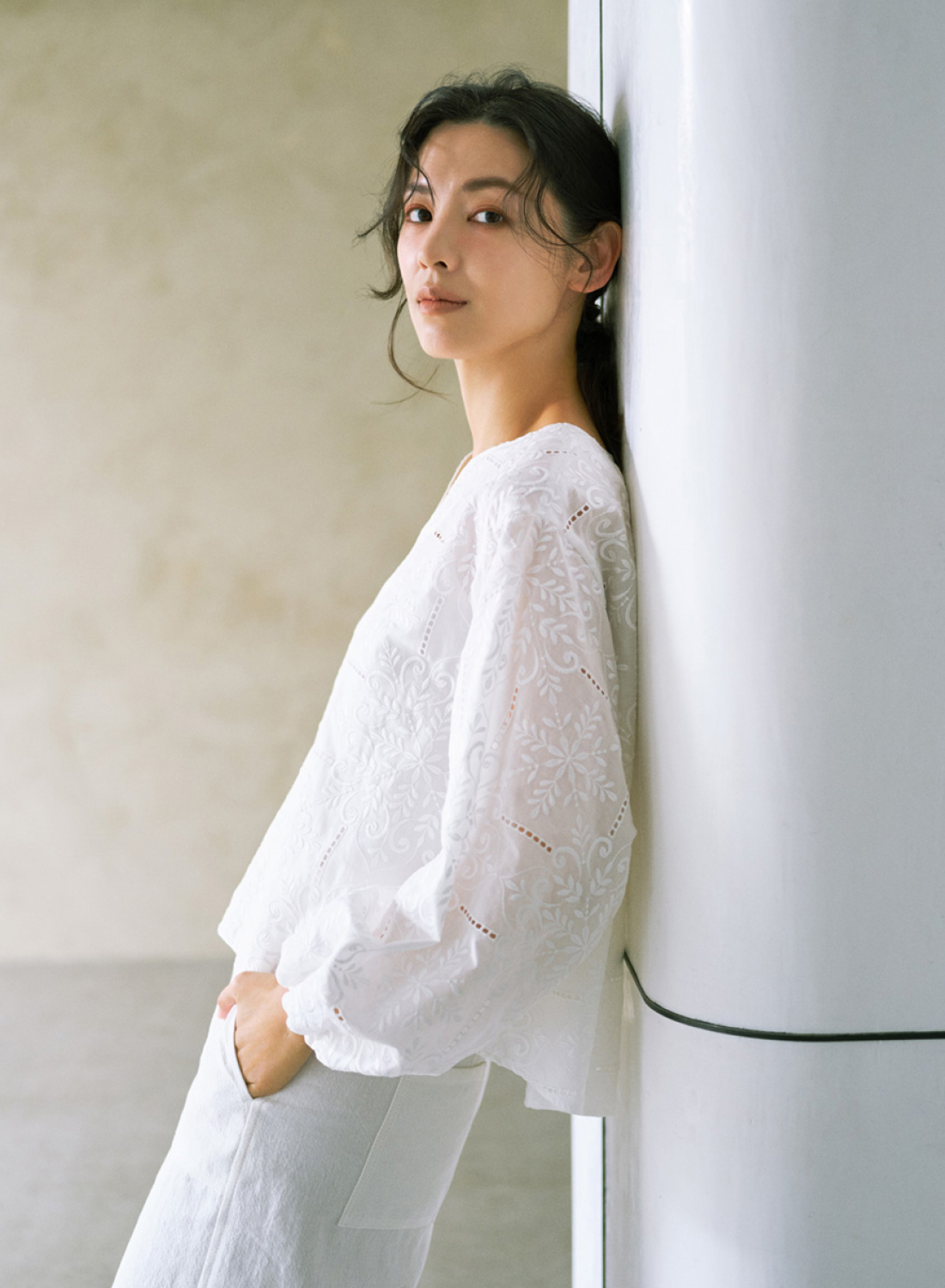 Monotone vacation style アイテム着用画像01