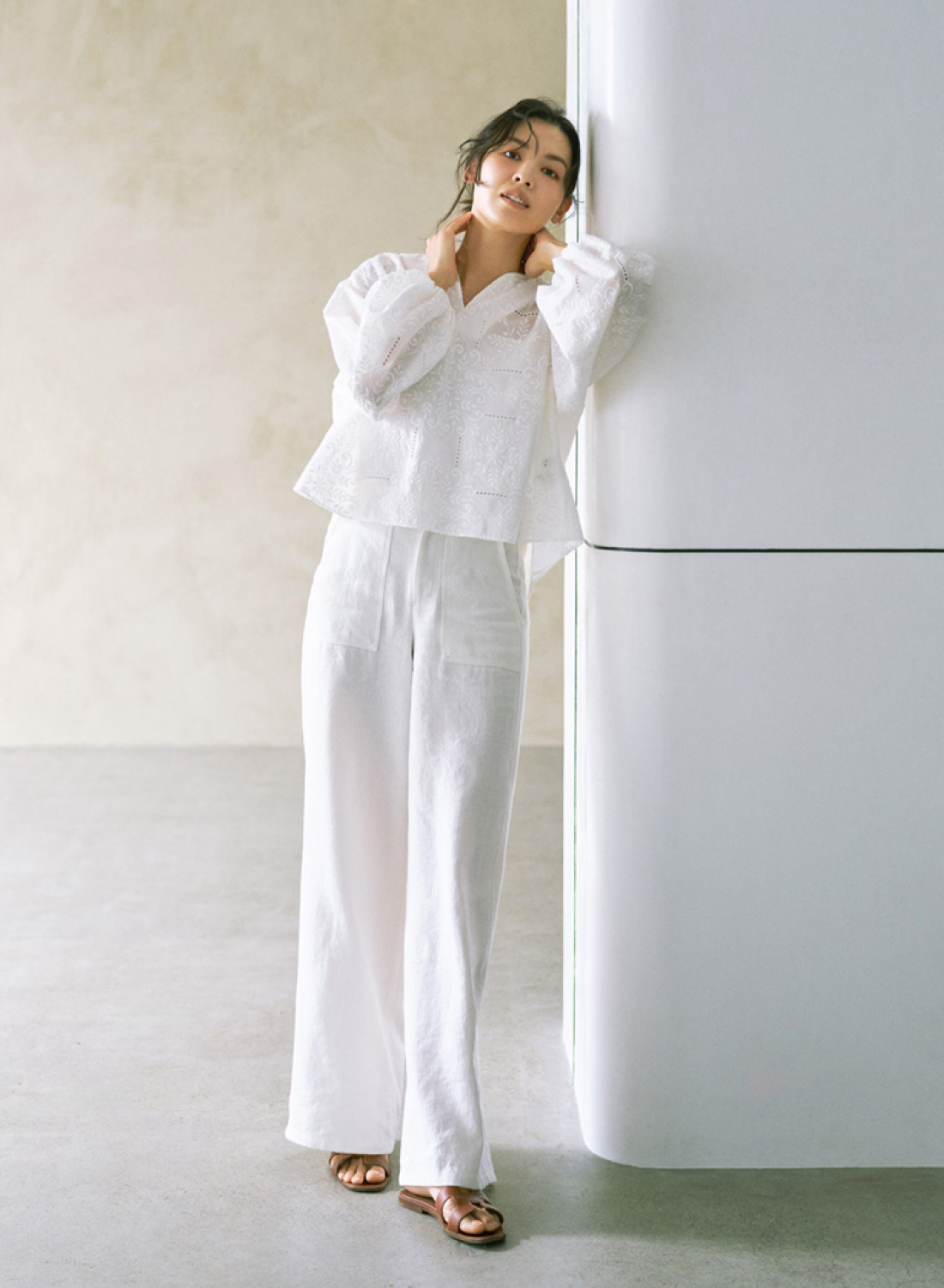 Monotone vacation style アイテム着用画像02