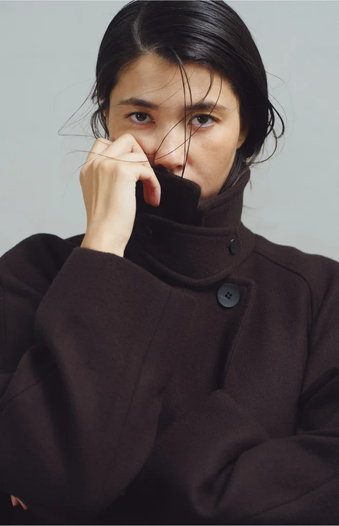 GEMMA COAT スタンドカラースタイル