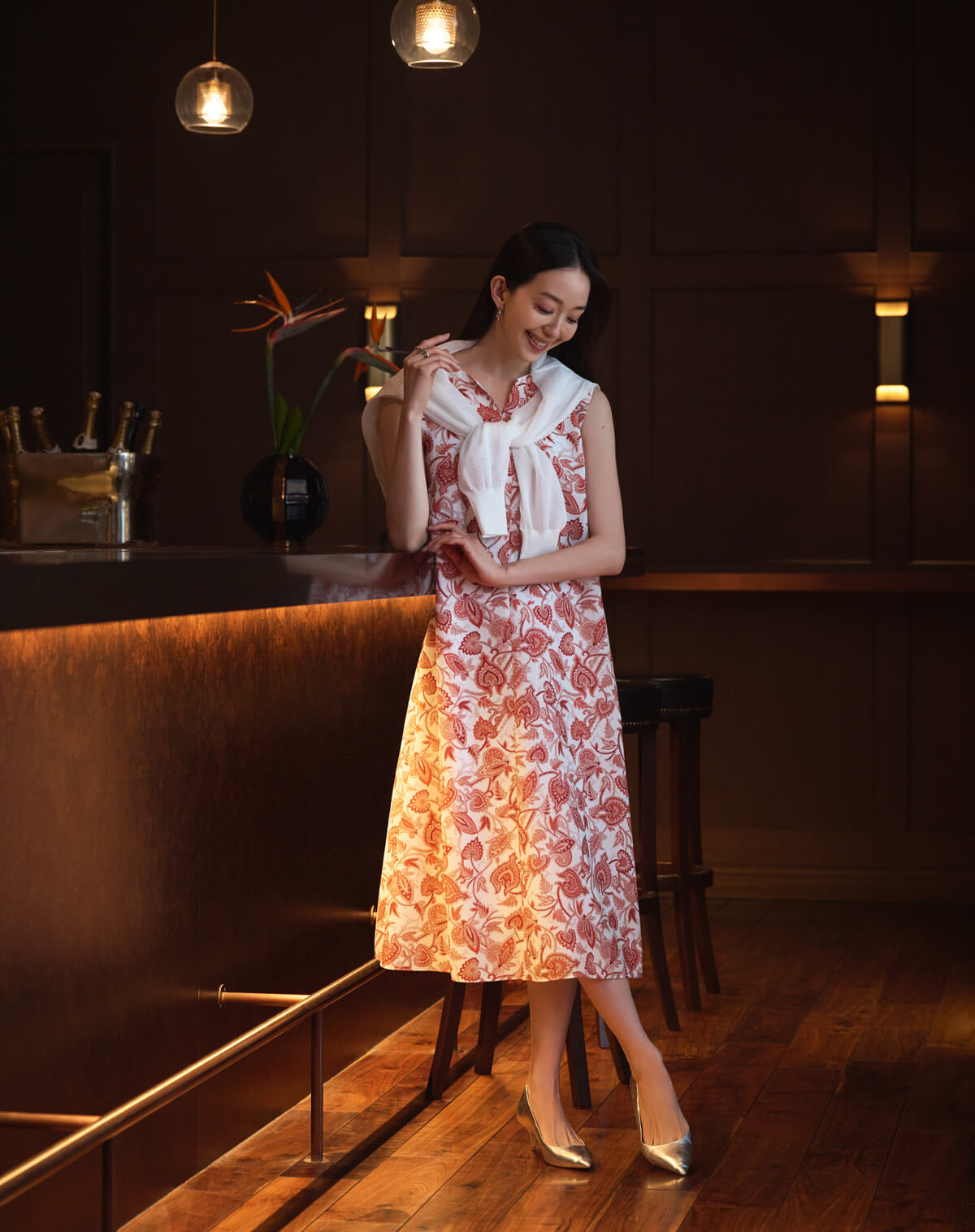 PAISLEY PRINT DRESS