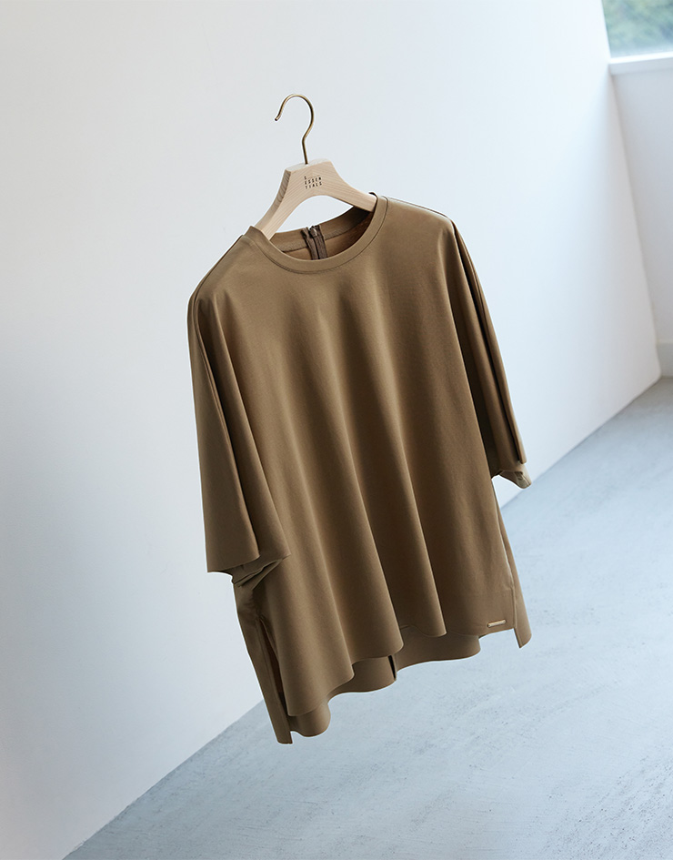 【DRESOPHY】シルキースムースカットソー