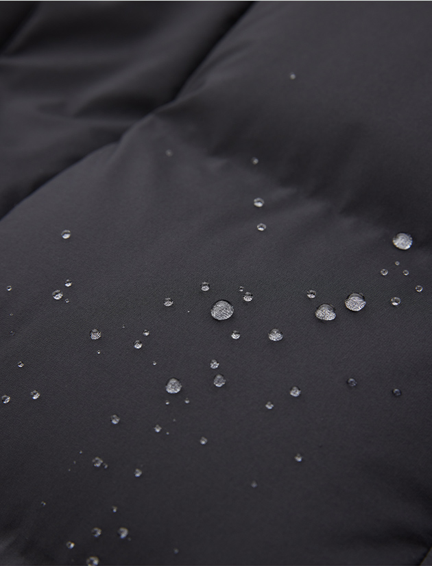 水滴がついたコート表面