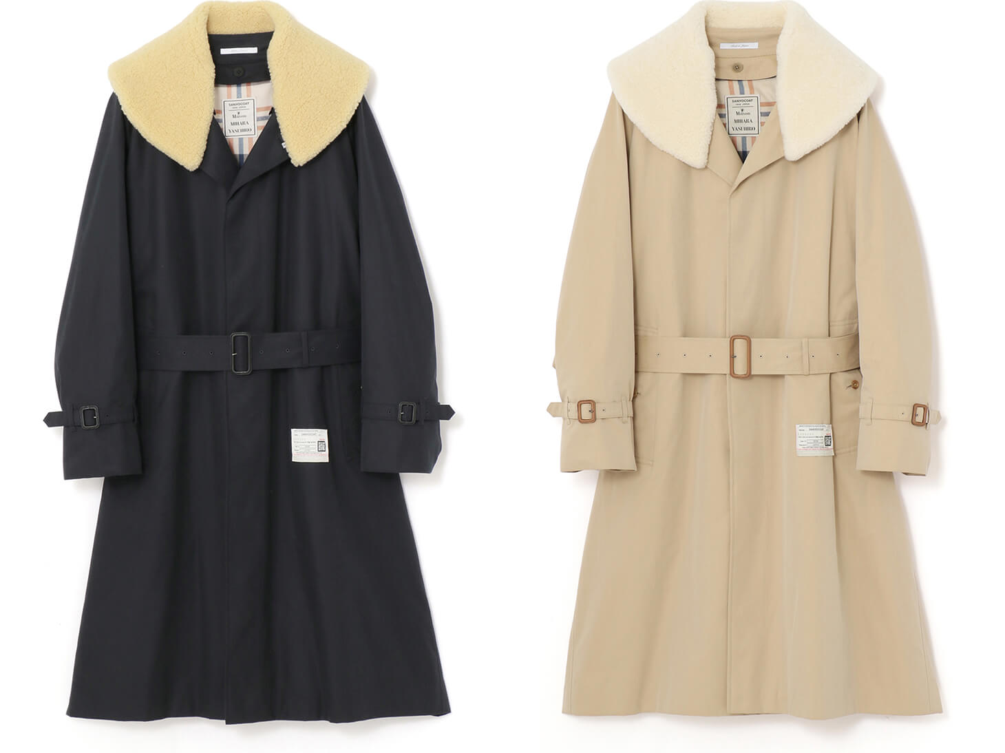 SANYOCOAT×CARUSO コラボレーショントレンチコート