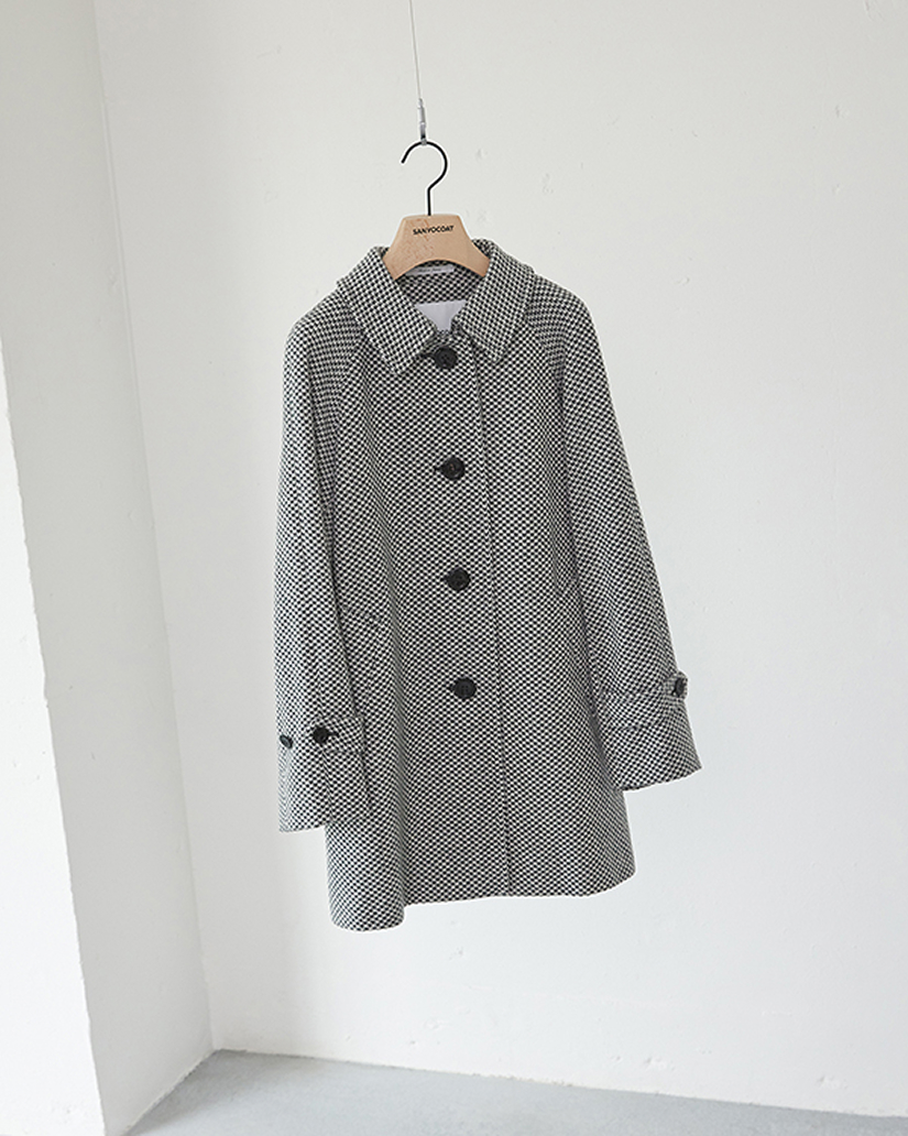 RAIN WOOL ミドル丈バルマカーンコート