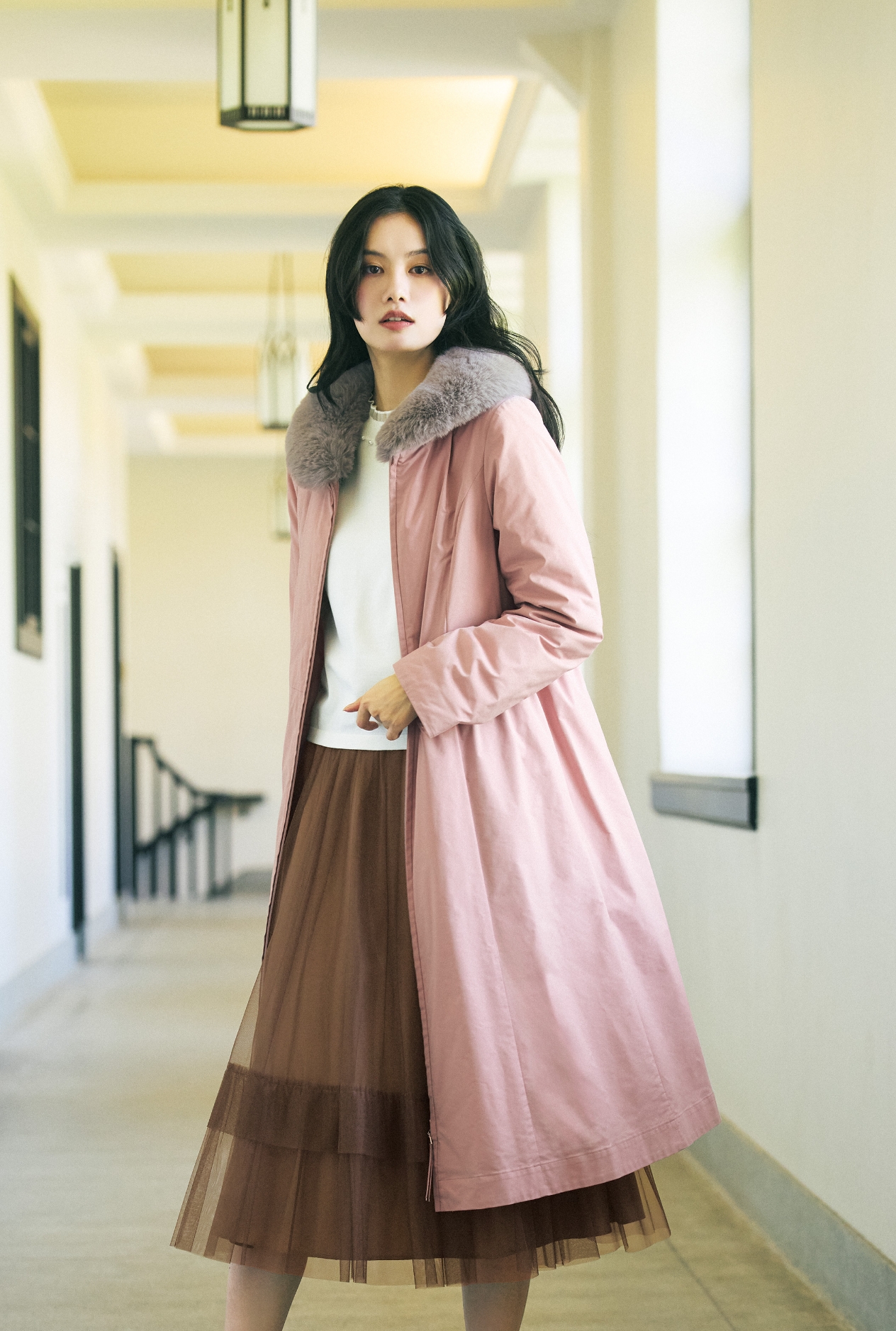 COAT KNIT SKIRT